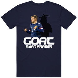 Ryan Fraser Goat Greatest Of All Time Scotland Soccer T Shirt