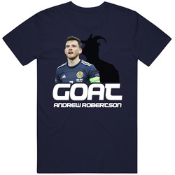 Andrew Robertson Goat Greatest Of All Time Scotland Soccer T Shirt