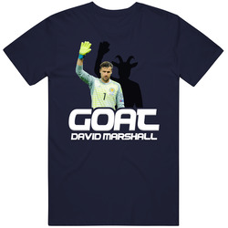 David Marshall Goat Greatest Of All Time Scotland Soccer T Shirt