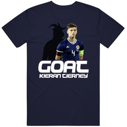 Kieran Tierney Goat Greatest Of All Time Scotland Soccer T Shirt