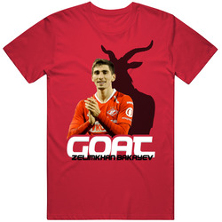 Zelimkhan Bakayev Russia Soccer Goat T Shirt