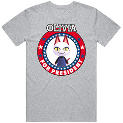 Olivia For President Animal Crossing T Shirt
