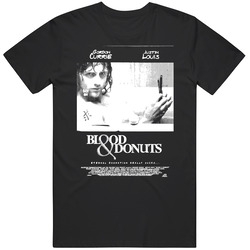 Blood And Donuts Horror Movie Retro T Shirt