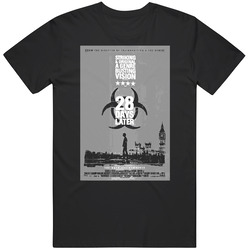 28 Days Later Horror Movie  Retro T Shirt