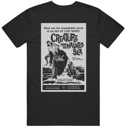 Creature From The Haunted Sea Horror Movie  Retro T Shirt