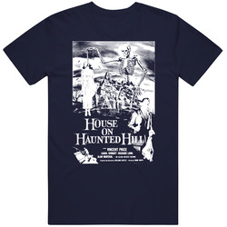 House On Haunted Hill Horror Movie  Retro T Shirt