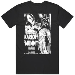 Karloff The Uncanny Mummy Horror Movie  Retro T Shirt