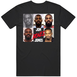 Jon Bones Jones Mugshots T Shirt