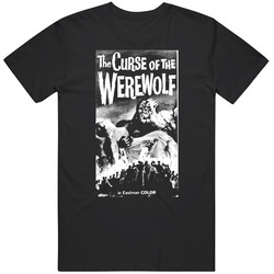 The Curse Of The Werewolf Horror Movie  Retro T Shirt