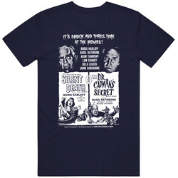 Silent Death And Dr Cadmans Secret Horror Movie Retro T Shirt