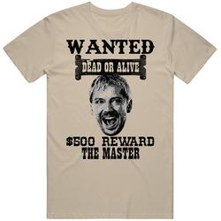 The Master Wanted Dead Or Alive Worn Look T Shirt The Master Wanted Dead Or Alive Worn Look T Shirt
