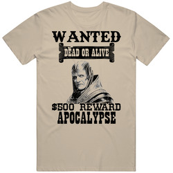 Apocalypse Wanted Dead Or Alive Worn Look T Shirt Apocalypse Wanted Dead Or Alive Worn Look T Shirt