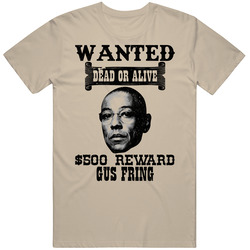 Gus Fring Wanted Dead Or Alive Worn Look T Shirt Gus Fring Wanted Dead Or Alive Worn Look T Shirt