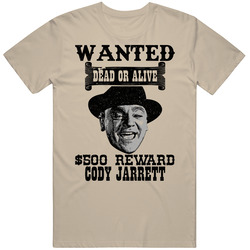 Cody Jarrett Wanted Dead Or Alive Worn Look T Shirt Cody Jarrett Wanted Dead Or Alive Worn Look T Shirt