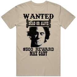 Max Cady Wanted Dead Or Alive Worn Look T Shirt Max Cady Wanted Dead Or Alive Worn Look T Shirt