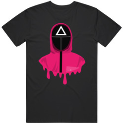 Squid Game Triangle Mask Soldier T Shirt