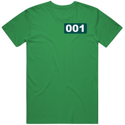 Squid Game Player 001 Badge T Shirt