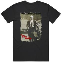 In The Line Of Fire Movie T Shirt In The Line Of Fire Movie T Shirt