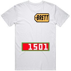 Brett 1501 Dollars Price Is Right Name Tag Contestants Row Red Bid T S