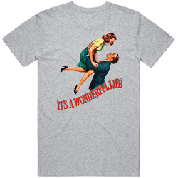Its A Wonderful Life Christmas Movie Fan T Shirt