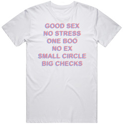 Good Sex No Stress One Boo No Ex T Shirt