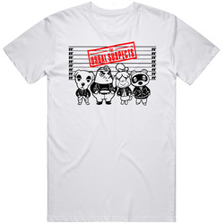 Animal Crossing Characters Usual Suspects Parody T Shirt Animal Crossing Characters Usual Suspects Parody T Shirt