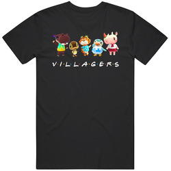 Animal Crossing New Horizons Villagers Friends Style T Shirt Animal Crossing New Horizons Villagers Friends Style T Shirt