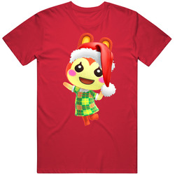 Bunnie Animal Crossing New Horizons Santa T Shirt Bunnie Animal Crossing New Horizons Santa T Shirt
