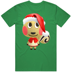 Cally Animal Crossing New Horizons Santa T Shirt Cally Animal Crossing New Horizons Santa T Shirt