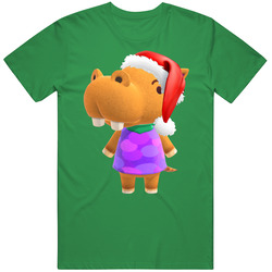 Bubbles Animal Crossing New Horizons Santa T Shirt Bubbles Animal Crossing New Horizons Santa T Shirt