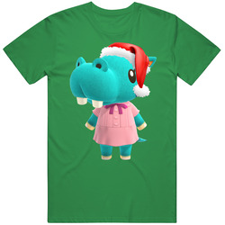 Bertha Animal Crossing New Horizons Santa T Shirt Bertha Animal Crossing New Horizons Santa T Shirt