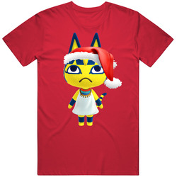 Ankha Animal Crossing New Horizons Santa T Shirt Ankha Animal Crossing New Horizons Santa T Shirt