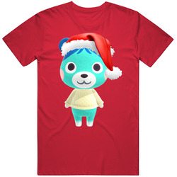 Bluebear Animal Crossing New Horizons Santa T Shirt Bluebear Animal Crossing New Horizons Santa T Shirt