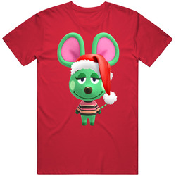 Anicotti Animal Crossing New Horizons Santa T Shirt Anicotti Animal Crossing New Horizons Santa T Shirt