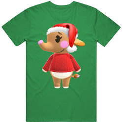 Ellie Animal Crossing New Horizons Santa T Shirt Ellie Animal Crossing New Horizons Santa T Shirt