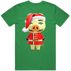 Chops Animal Crossing New Horizons Santa T Shirt Chops Animal Crossing New Horizons Santa T Shirt