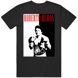 Roberto Duran Scarface Boxing T Shirt Roberto Duran Scarface Boxing T Shirt