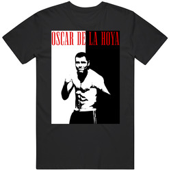 Oscar De La Hoya Scarface Boxing T Shirt Oscar De La Hoya Scarface Boxing T Shirt