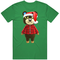 Grizzly Animal Crossing New Horizons Santa T Shirt Grizzly Animal Crossing New Horizons Santa T Shirt