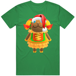 Frita Animal Crossing New Horizons Santa T Shirt Frita Animal Crossing New Horizons Santa T Shirt