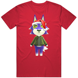Lobo Animal Crossing New Horizons Santa T Shirt Lobo Animal Crossing New Horizons Santa T Shirt