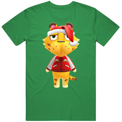 Leonardo Animal Crossing New Horizons Santa T Shirt Leonardo Animal Crossing New Horizons Santa T Shirt