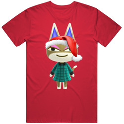 Kitty Animal Crossing New Horizons Santa T Shirt Kitty Animal Crossing New Horizons Santa T Shirt