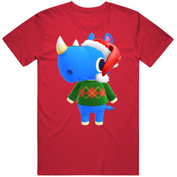 Hornsby Animal Crossing New Horizons Santa T Shirt Hornsby Animal Crossing New Horizons Santa T Shirt