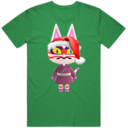Kabuki Animal Crossing New Horizons Santa T Shirt Kabuki Animal Crossing New Horizons Santa T Shirt