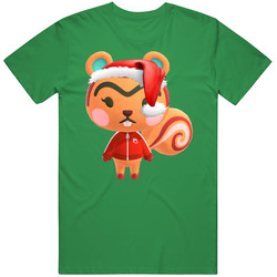 Hazel Animal Crossing New Horizons Santa T Shirt Hazel Animal Crossing New Horizons Santa T Shirt