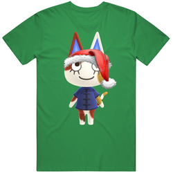 Purrl Animal Crossing New Horizons Santa T Shirt Purrl Animal Crossing New Horizons Santa T Shirt