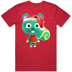Nibbles Animal Crossing New Horizons Santa T Shirt Nibbles Animal Crossing New Horizons Santa T Shirt