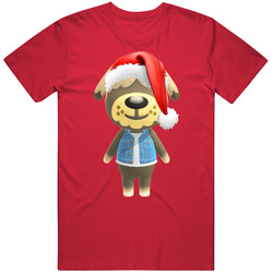 Shep Animal Crossing New Horizons Santa T Shirt Shep Animal Crossing New Horizons Santa T Shirt