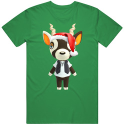 Zell Animal Crossing New Horizons Santa T Shirt Zell Animal Crossing New Horizons Santa T Shirt